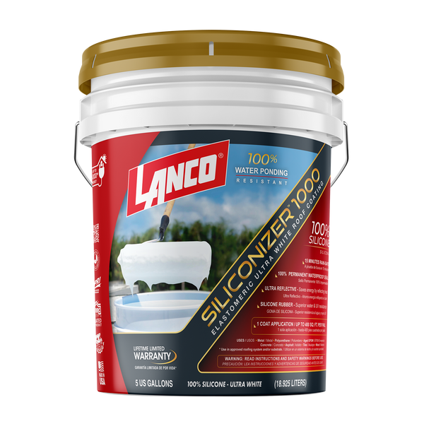 Lanco Siliconizer 1000 Roof Sealer (Sellador para Techos 100% Silicón)