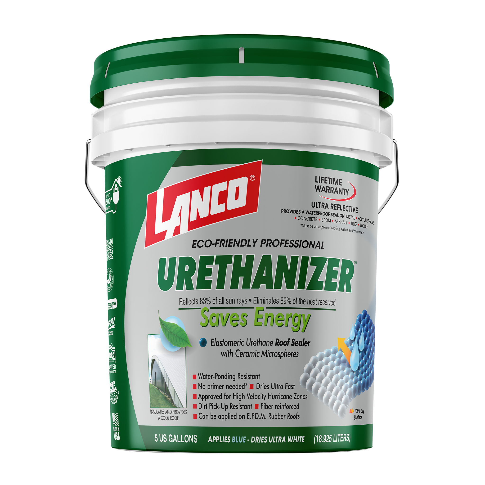 Lanco Urethanizer Roof Sealer (Membrana Impermeabilizante 100% Acrílico con Uretano)