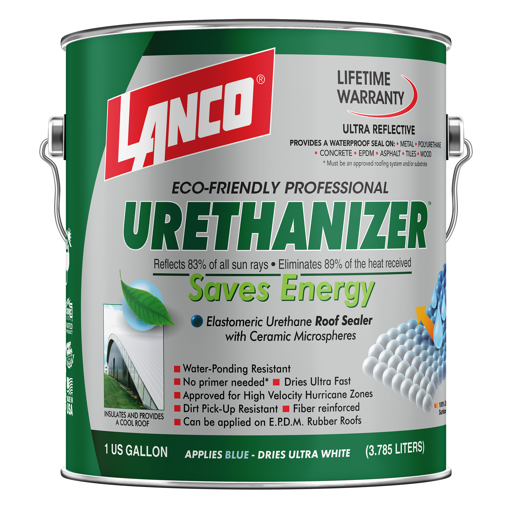 Lanco Urethanizer Roof Sealer (Membrana Impermeabilizante 100% Acrílico con Uretano)