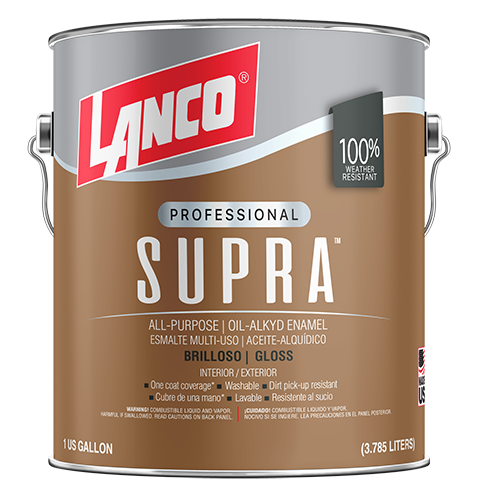 Lanco Supra Enamel Interior/Exterior (Esmalte Alquídico Brilloso Multi-usos)