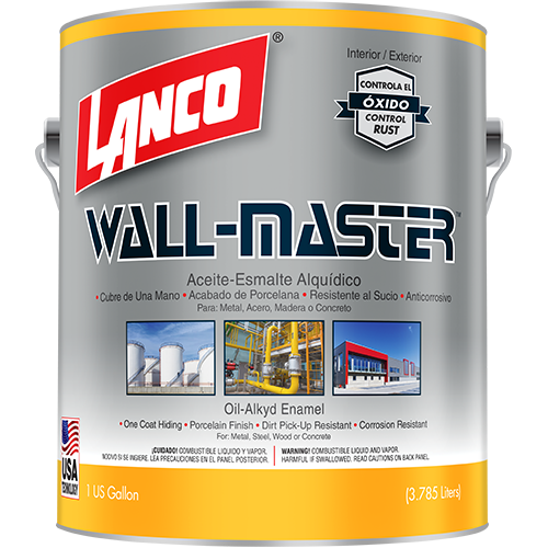 Lanco Wall Master Interior/Exterior (Esmalte Alquídico Modificado Brilloso) - No aparece en mix